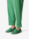 Tamaris Grüne Damen Leder Halbschuhe Tamaris