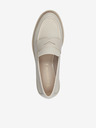 Tamaris Beige Damen Lackleder Halbschuhe Tamaris