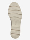 Tamaris Beige Damen Lackleder Halbschuhe Tamaris