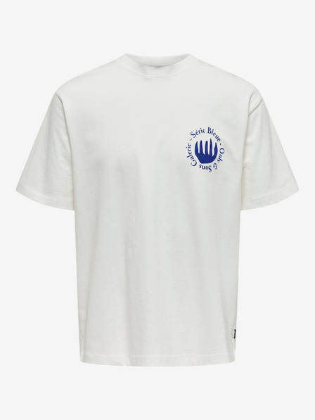 ONLY & SONS Weißes Herren ONLY & SONS Lucian T-Shirt