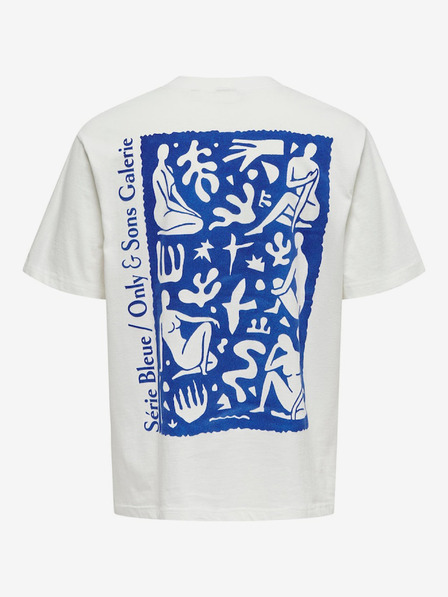 ONLY & SONS Weißes Herren ONLY & SONS Lucian T-Shirt