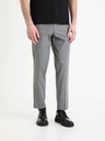 Celio Hellgrau karierte Herren-Cropped-Hose Celio Gochecko
