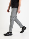 Celio Hellgrau karierte Herren-Cropped-Hose Celio Gochecko