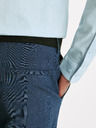 Celio Dunkelblau karierte Herren-Cropped-Hose Celio Gochecko