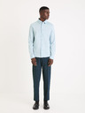 Celio Dunkelblau karierte Herren-Cropped-Hose Celio Gochecko