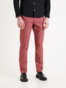 Celio Burgunderfarbene Herren Chino-Hose Celio Tocharles