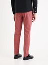 Celio Burgunderfarbene Herren Chino-Hose Celio Tocharles