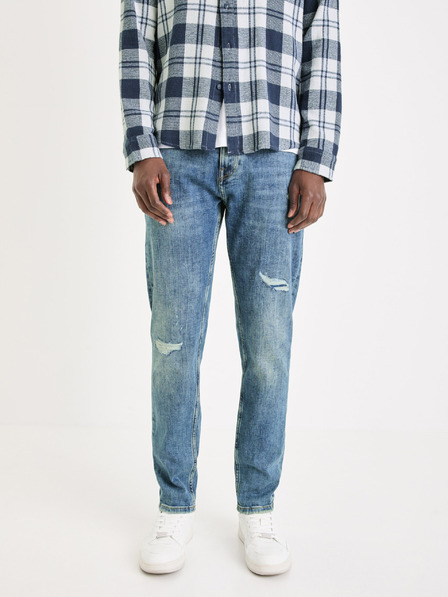 Celio Blaue Herrenjeans mit schmaler Passform Celio Gostroy