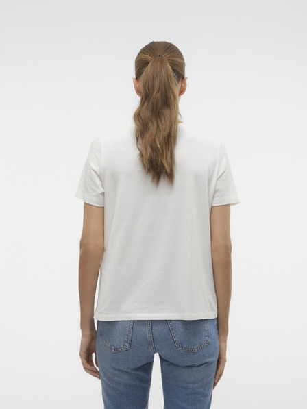 Vero Moda Vero Moda Cremefarbenes Damenhemd Facey