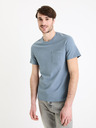 Celio Blaues Herren-Basic-T-Shirt Celio Gepik