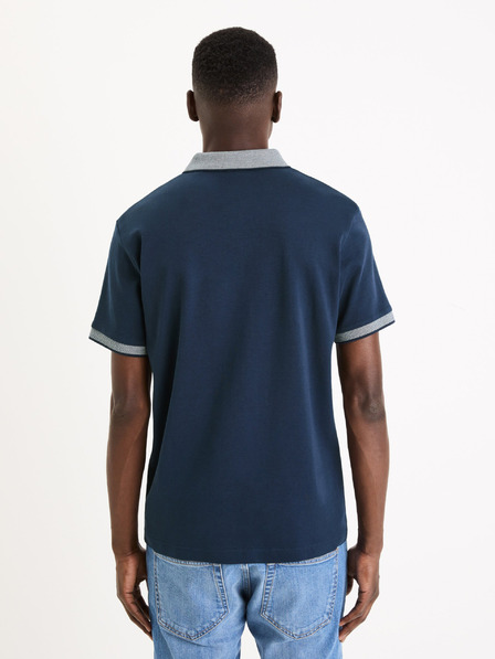 Celio Dunkelblaues Herren-Poloshirt Basic Celio Gesort
