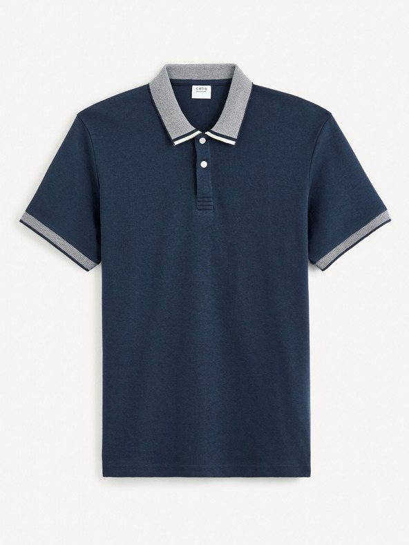 Celio Dunkelblaues Herren-Poloshirt Basic Celio Gesort