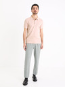 Celio Altrosa Herren-Poloshirt Basic Celio Decolrayeb
