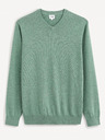 Celio Grüner Herren-Basic-Pullover Celio Decoton