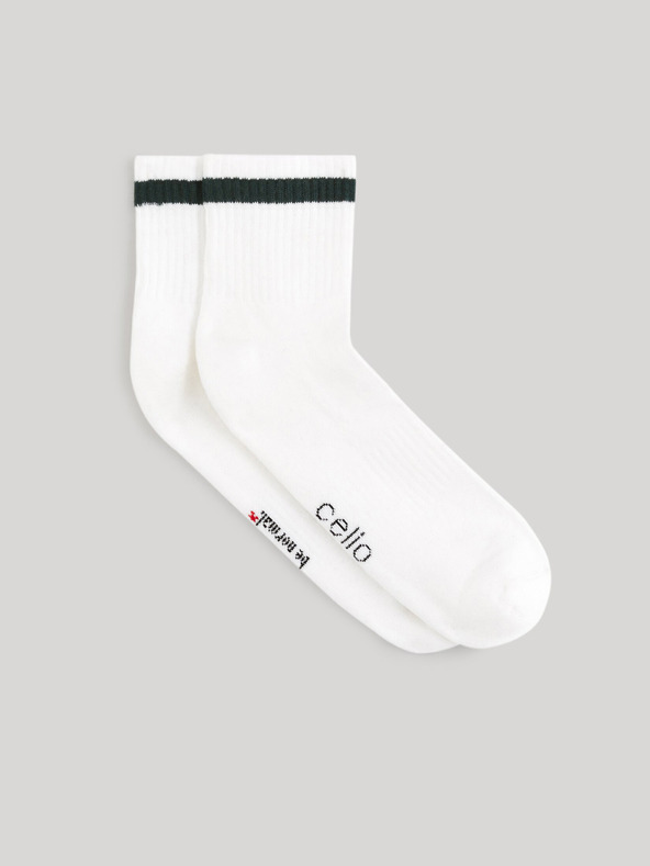 Celio Weiße Celio Gihalf Socken für Herren