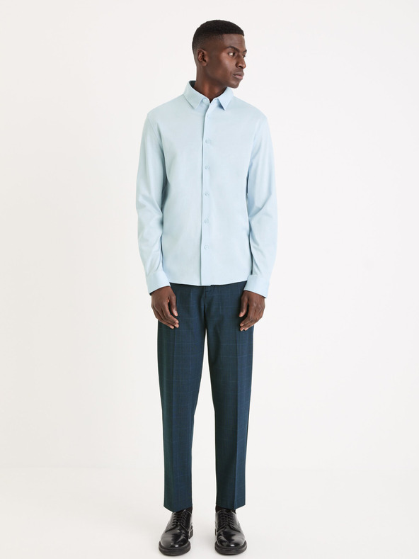 Celio Hellblaues Herrenhemd Celio Vajersey