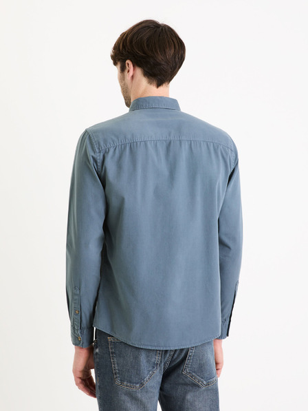 Celio Blaues Herrenhemd Celio Gepik