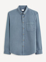Celio Blaues Herrenhemd Celio Gepik