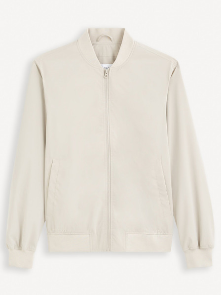 Celio Cremefarbener Herrenbomber Celio Gubluz