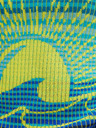 Desigual Gelbes und blaues Desigual Sun Damenstrickhemd