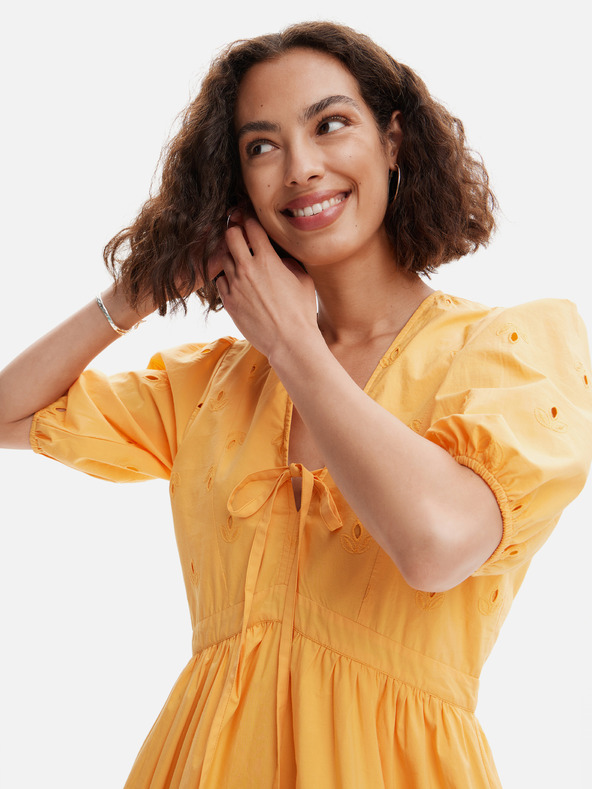 Desigual Orange Desigual Lombard Damen Minikleid