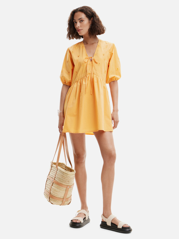 Desigual Orange Desigual Lombard Damen Minikleid