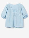 Desigual Desigual Camille hellblau Damenbluse