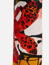 Desigual Gelb und rosa gemusterte Seidenhose für Damen Desigual Ericeira Lacroix