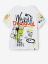 Desigual Weißes Desigual Jungen-T-Shirt Aslan