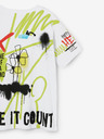 Desigual Weißes Desigual Jungen-T-Shirt Aslan