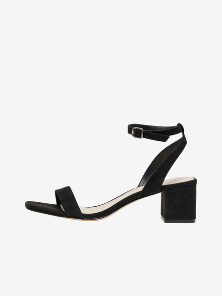 ONLY Schwarze Damen-Sandalen mit Absatz ONLY Hanna