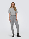 ONLY Hellgraue Damenhose ONLY Raven Trousers