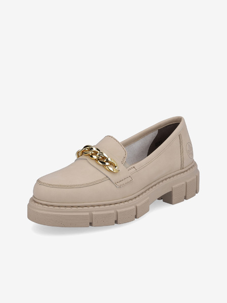 Rieker Beige Damen Slipper Rieker