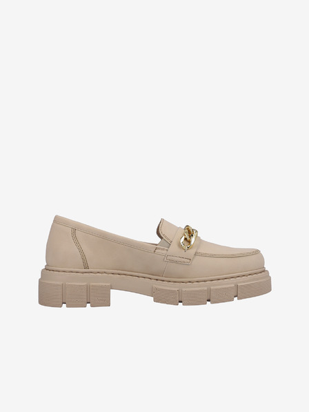 Rieker Beige Damen Slipper Rieker