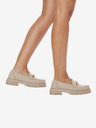 Rieker Beige Damen Slipper Rieker