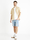 Celio Beigefarbenes Herren-T-Shirt Celio Dabob