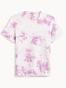 Celio Hellviolettes Herren-Batik-T-Shirt Celio Dengame