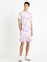 Celio Hellviolettes Herren-Batik-T-Shirt Celio Dengame
