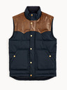 Celio Braun und dunkelblau Herren Celio Dumountain Steppweste