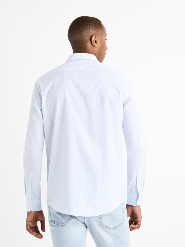 Celio Weißes Herrenhemd Celio Varegumoti