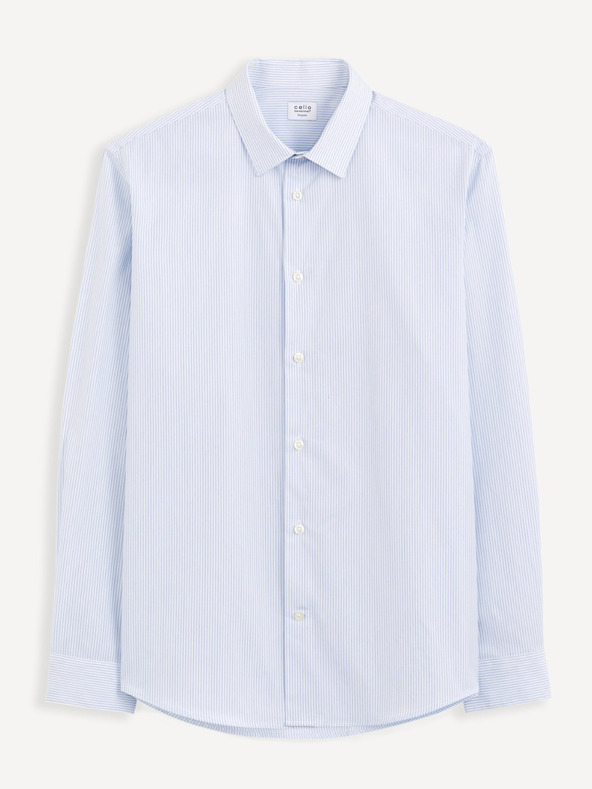 Celio Weißes Herrenhemd Celio Varegumoti