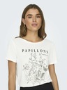 ONLY Weißes Damen-T-Shirt NUR für Frauen Gratis