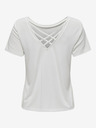 ONLY Weißes Damen-T-Shirt NUR für Frauen Gratis