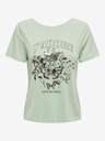ONLY Hellgrünes T-Shirt für Frauen ONLY Free