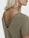 ONLY Braunes T-Shirt für Frauen NUR Gratis