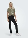 ONLY Braunes T-Shirt für Frauen NUR Gratis