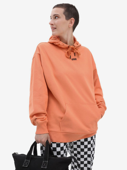 Vans Orangefarbener VANS Flying V Kapuzenpullover für Frauen
