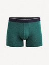 Celio Dunkelgrün gemusterte Herren-Boxershorts Celio Mitch
