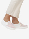 Rieker Weiße Damen Slipper Rieker