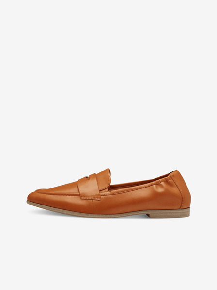 Tamaris Orange Damen Leder Loafers Tamaris